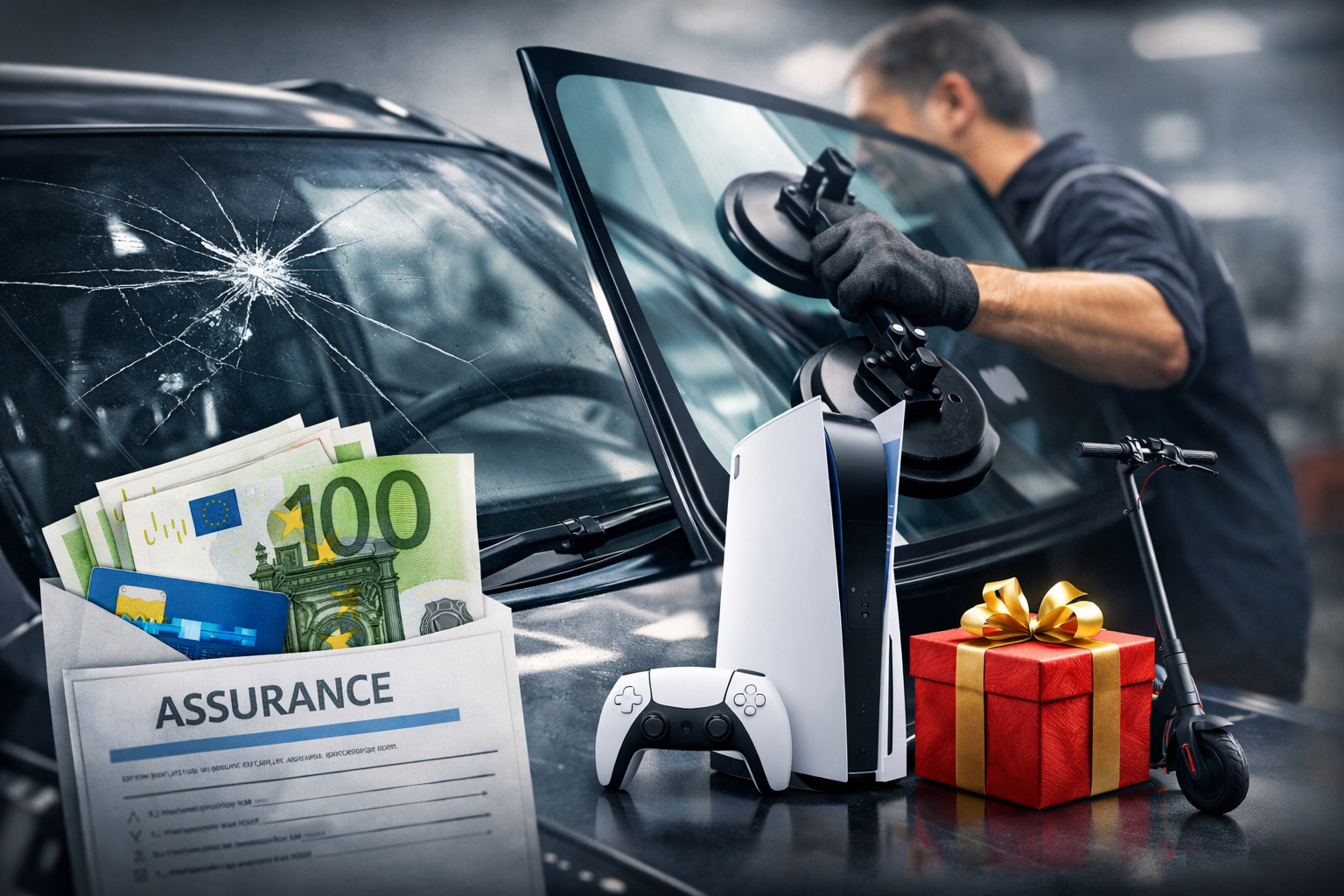 L’arnaque aux pare-brise : escroquerie sur les assurances auto